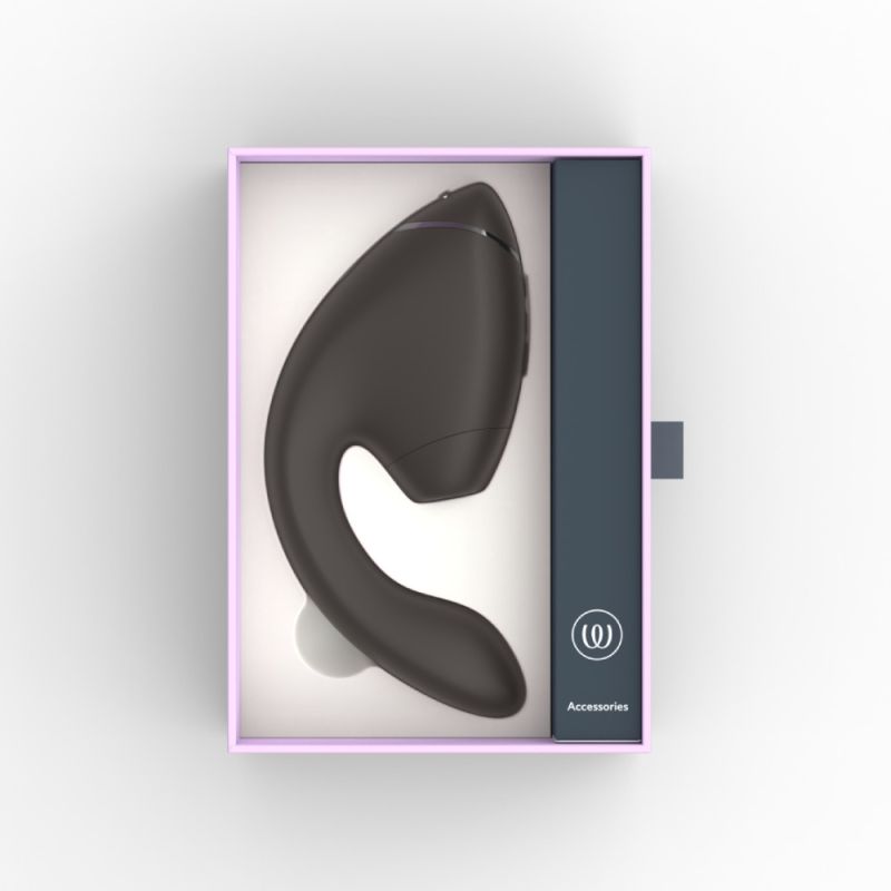 Вибратор-стимулятор вакуумный Womanizer Next Duo Black для точки G, черный вид 41