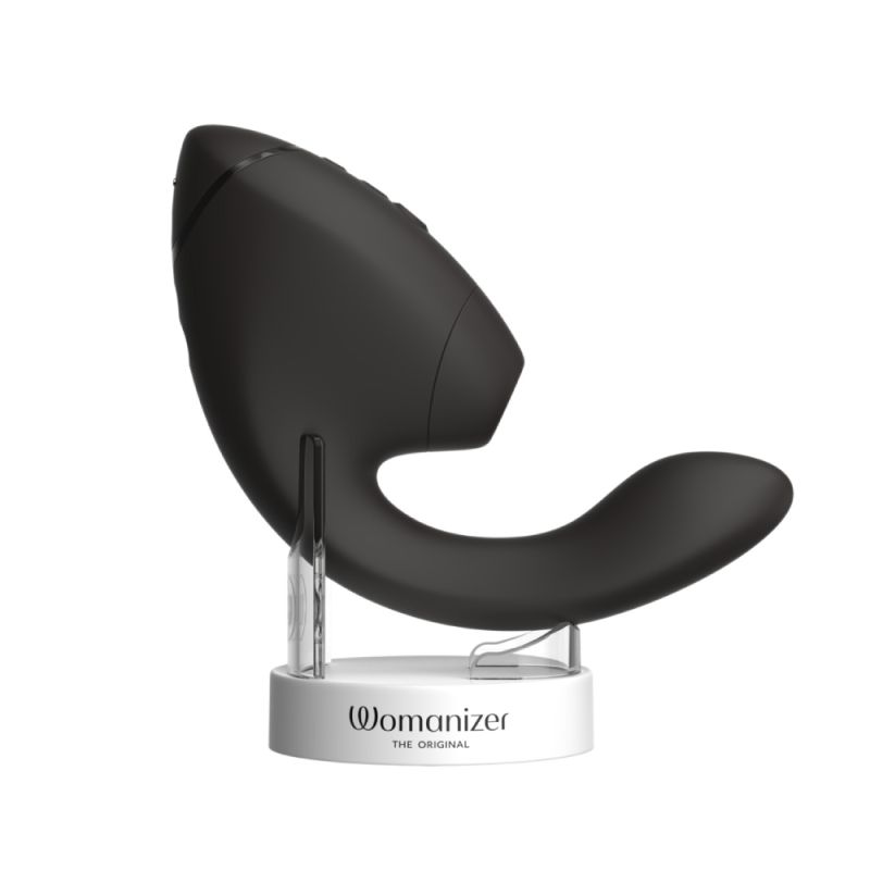 Вибратор-стимулятор вакуумный Womanizer Next Duo Black для точки G, черный вид 42