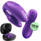 Вибратор для пар We-Vibe Chorus Pro Cosmic Purple с пультом и приложением, фиолетовый вид 2
