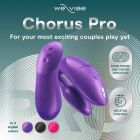 Вібратор для пар We-Vibe Chorus Pro Cosmic Purple з пультом і додатком, фіолетовий вид 5