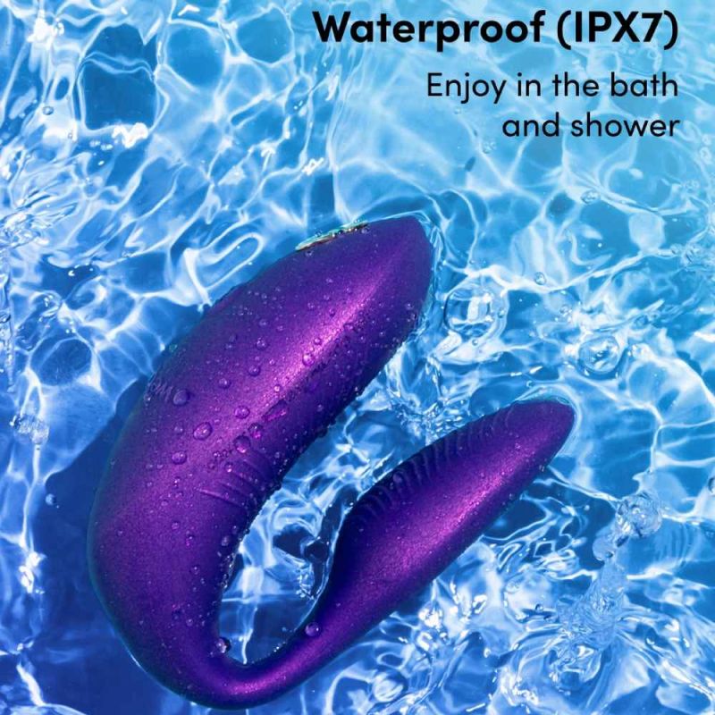 Вибратор для пар We-Vibe Chorus Pro Cosmic Purple с пультом и приложением, фиолетовый вид 19