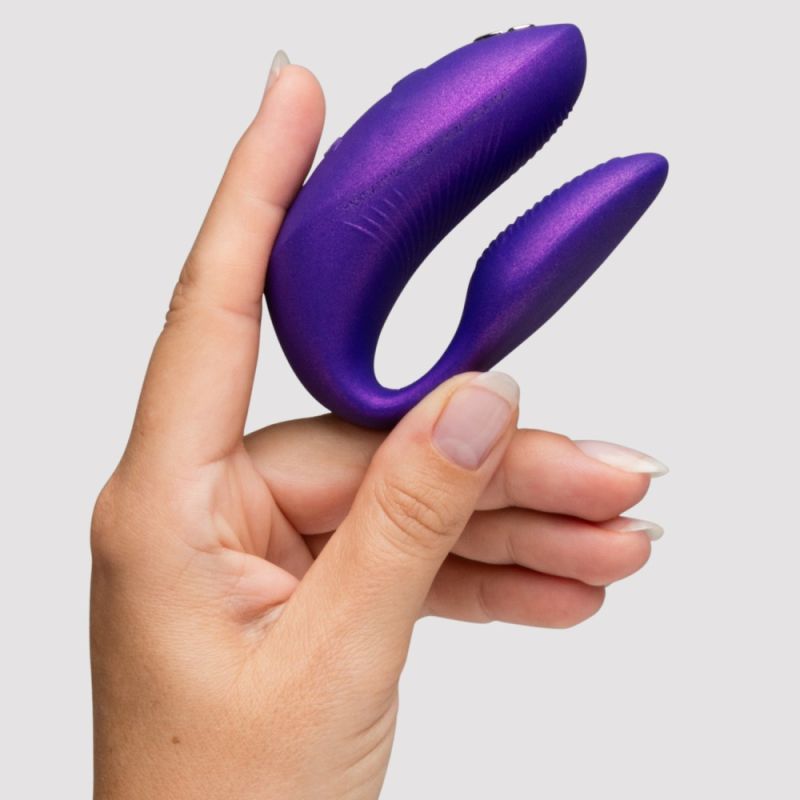 Вібратор для пар We-Vibe Chorus Pro Cosmic Purple з пультом і додатком, фіолетовий вид 32