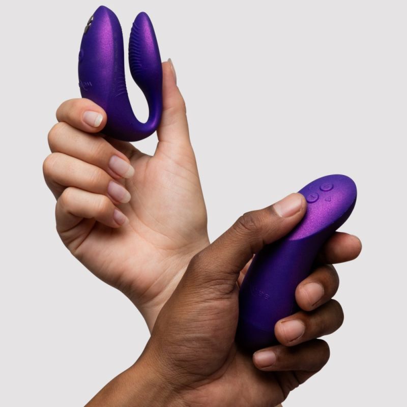 Вібратор для пар We-Vibe Chorus Pro Cosmic Purple з пультом і додатком, фіолетовий вид 34