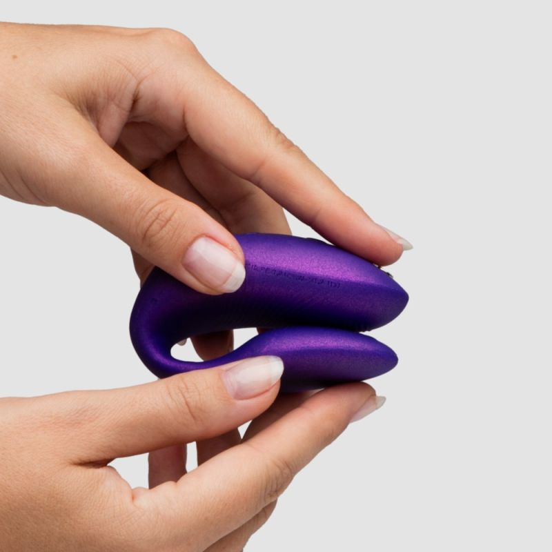 Вібратор для пар We-Vibe Chorus Pro Cosmic Purple з пультом і додатком, фіолетовий вид 39