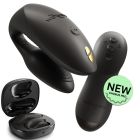 Вибратор для пар We-Vibe Chorus Pro Satin Blackс пультом и приложением, черный вид 2