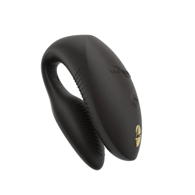 Вібратор для пар We-Vibe Chorus Pro Satin Black з пультом і додатком, чорний вид 6