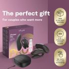 Вибратор для пар We-Vibe Chorus Pro Satin Blackс пультом и приложением, черный вид 8
