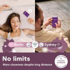 Вибратор для пар We-Vibe Chorus Pro Satin Blackс пультом и приложением, черный вид 13