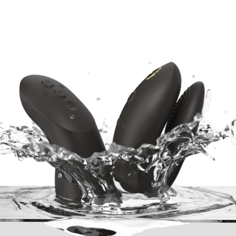 Вібратор для пар We-Vibe Chorus Pro Satin Black з пультом і додатком, чорний вид 16