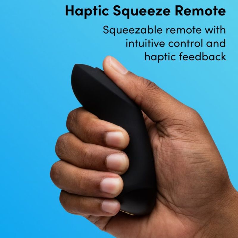 Вибратор для пар We-Vibe Chorus Pro Satin Blackс пультом и приложением, черный вид 17