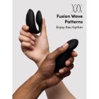 Вібратор для пар We-Vibe Chorus Pro Satin Black з пультом і додатком, чорний вид 19