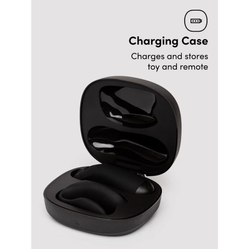 Вибратор для пар We-Vibe Chorus Pro Satin Blackс пультом и приложением, черный вид 21