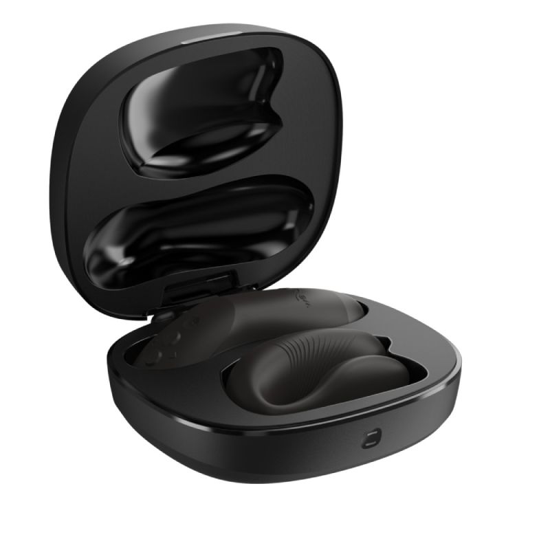 Вибратор для пар We-Vibe Chorus Pro Satin Blackс пультом и приложением, черный вид 37