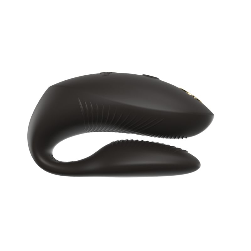 Вібратор для пар We-Vibe Chorus Pro Satin Black з пультом і додатком, чорний вид 49