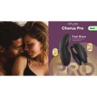Вібратор для пар We-Vibe Chorus Pro Satin Black з пультом і додатком, чорний вид 57