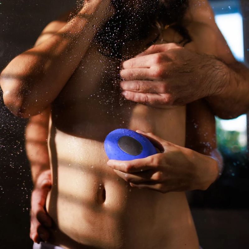 Кліторальний вібратор We-Vibe Temp Lavender Blue з функцією нагрівання та охолодження, синій вид 8