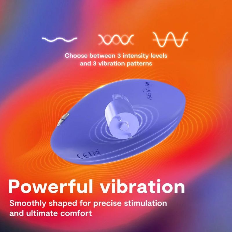 Клиторальный вибратор We-Vibe Temp Lavender Blue с функцией нагрева и охлаждения, синий вид 12