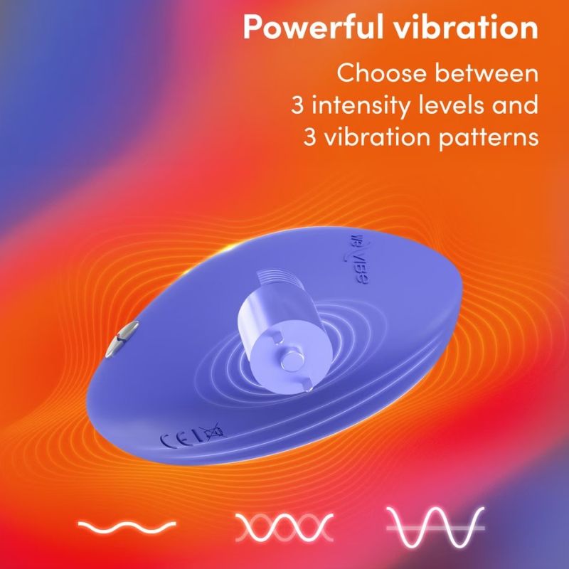 Клиторальный вибратор We-Vibe Temp Lavender Blue с функцией нагрева и охлаждения, синий вид 21