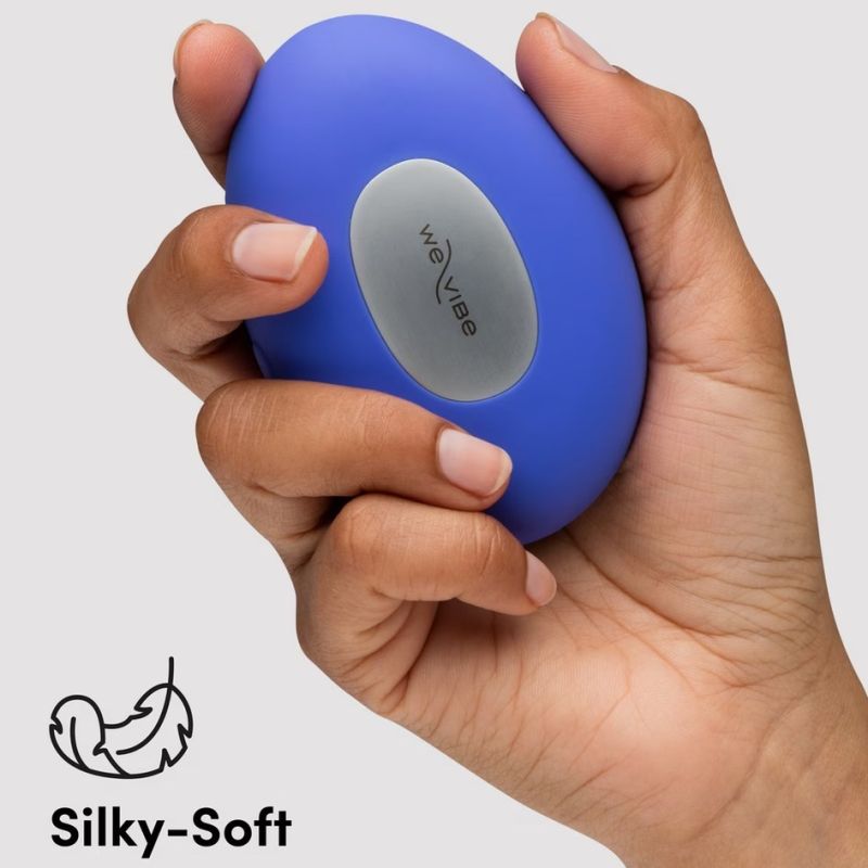 Клиторальный вибратор We-Vibe Temp Lavender Blue с функцией нагрева и охлаждения, синий вид 22