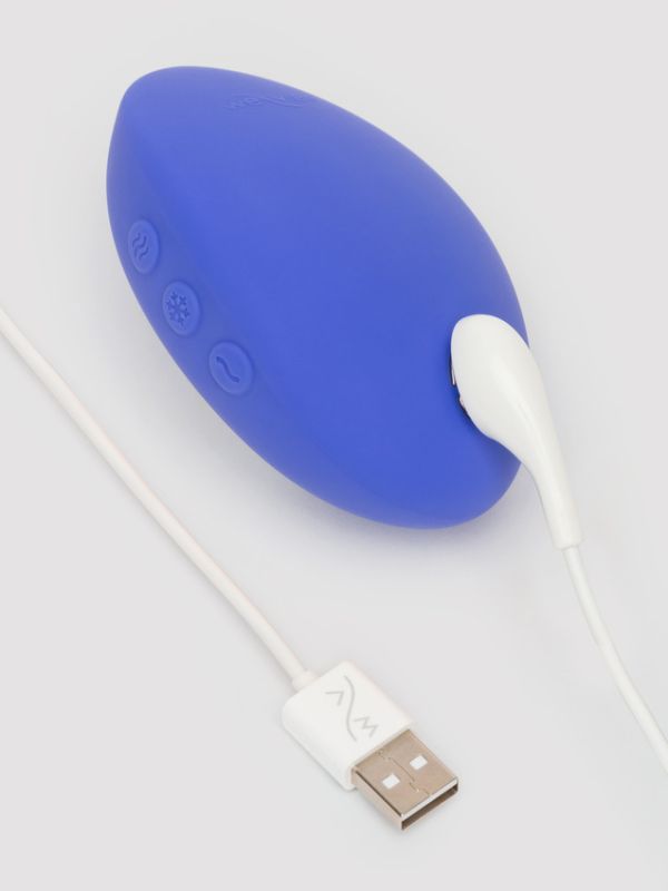 Клиторальный вибратор We-Vibe Temp Lavender Blue с функцией нагрева и охлаждения, синий вид 29