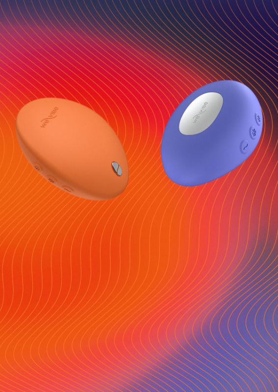 Кліторальний вібратор We-Vibe Temp Lavender Blue з функцією нагрівання та охолодження, синій вид 34