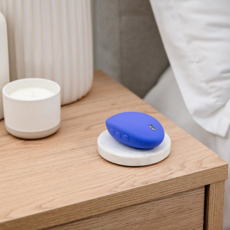 Кліторальний вібратор We-Vibe Temp Lavender Blue з функцією нагрівання та охолодження, синій вид 41