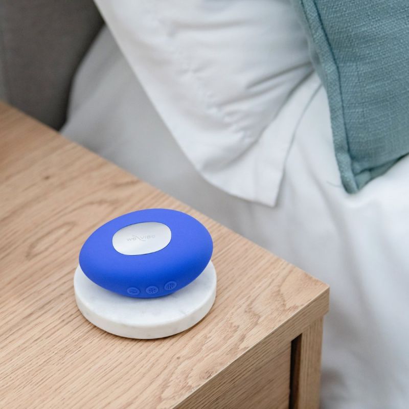 Кліторальний вібратор We-Vibe Temp Lavender Blue з функцією нагрівання та охолодження, синій вид 42