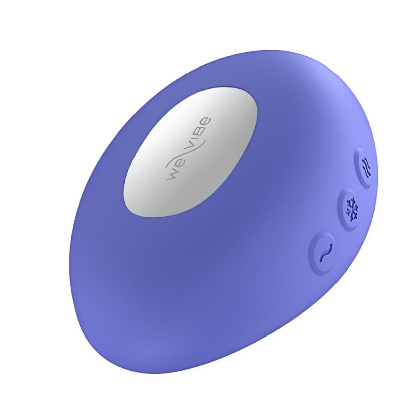 Клиторальный вибратор We-Vibe Temp Lavender Blue с функцией нагрева и охлаждения, синий вид 47