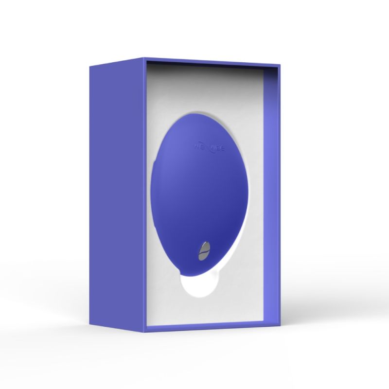 Кліторальний вібратор We-Vibe Temp Lavender Blue з функцією нагрівання та охолодження, синій вид 54