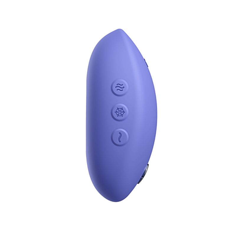Кліторальний вібратор We-Vibe Temp Lavender Blue з функцією нагрівання та охолодження, синій вид 56