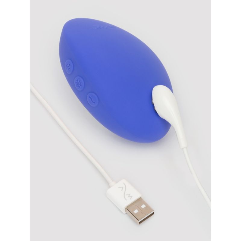 Клиторальный вибратор We-Vibe Temp Lavender Blue с функцией нагрева и охлаждения, синий вид 60