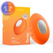 Клиторальный вибратор We-Vibe Temp Tangerine с функцией нагрева и охлаждения, оранжевый