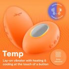 Клиторальный вибратор We-Vibe Temp Tangerine с функцией нагрева и охлаждения, оранжевый вид 8