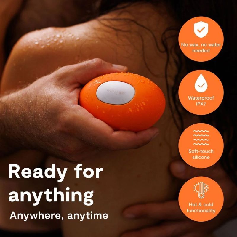 Клиторальный вибратор We-Vibe Temp Tangerine с функцией нагрева и охлаждения, оранжевый вид 14