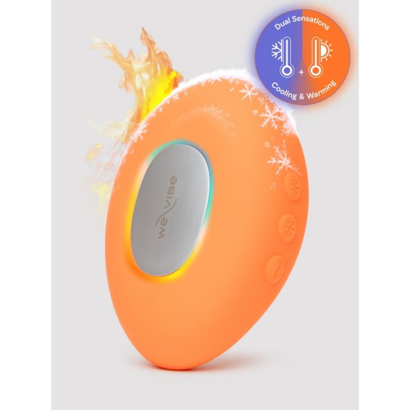 Клиторальный вибратор We-Vibe Temp Tangerine с функцией нагрева и охлаждения, оранжевый вид 17