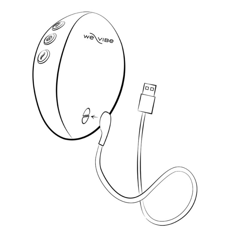 Клиторальный вибратор We-Vibe Temp Tangerine с функцией нагрева и охлаждения, оранжевый вид 26