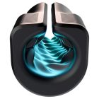 Вібруючий мастурбатор Arcwave Zing Black, відкритий, чорний вид 6