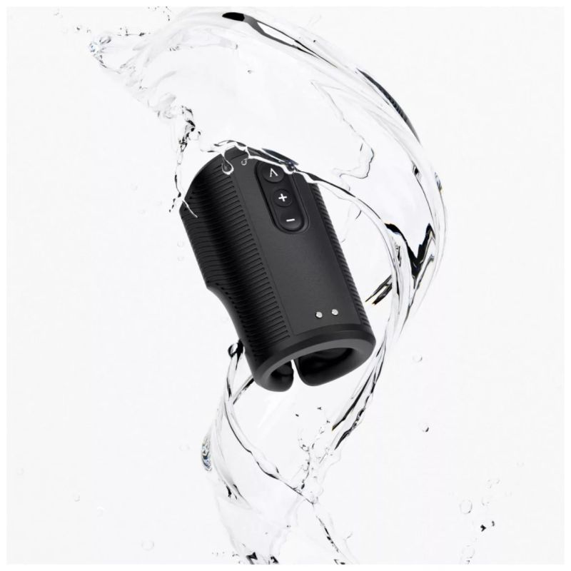 Вібруючий мастурбатор Arcwave Zing Black, відкритий, чорний вид 12