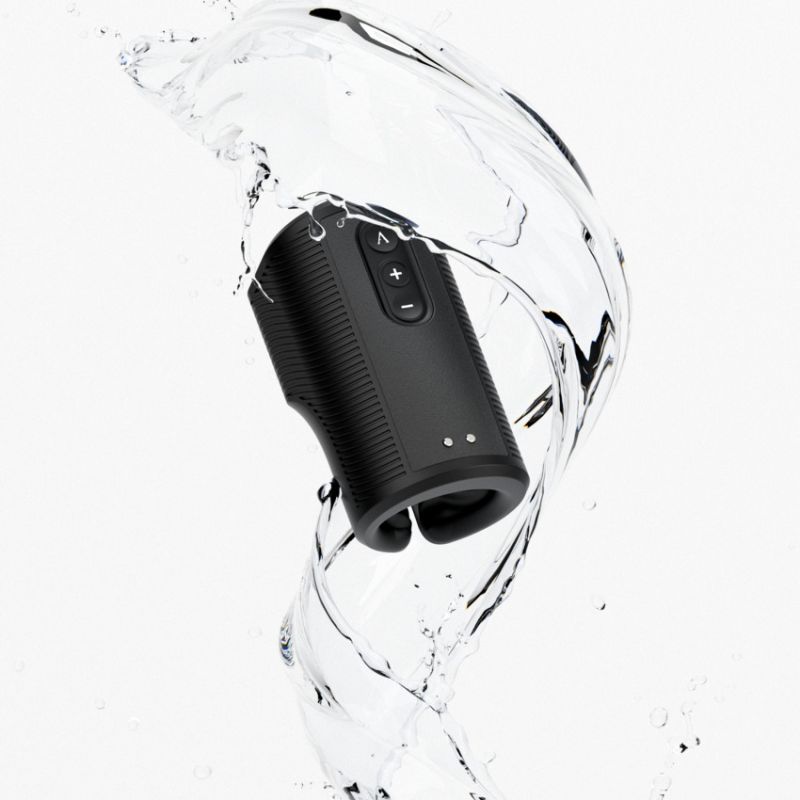 Вібруючий мастурбатор Arcwave Zing Black, відкритий, чорний вид 15
