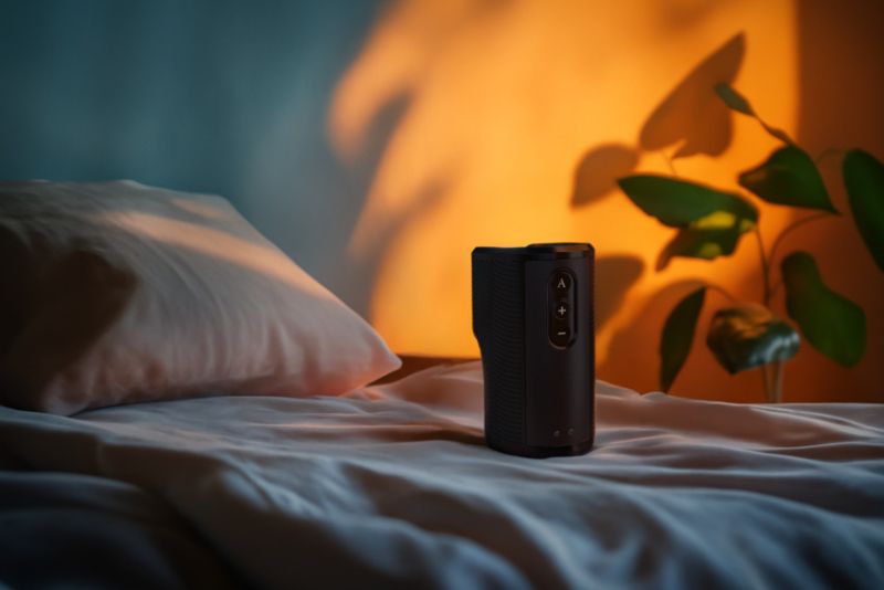 Вибрирующий мастурбатор Arcwave Zing Black, открытый, черный вид 18