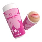 Портативний мастурбатор рот CRUSHIOUS FAPPUCINO у вигляді стаканчика кави, з кришкою вид 2