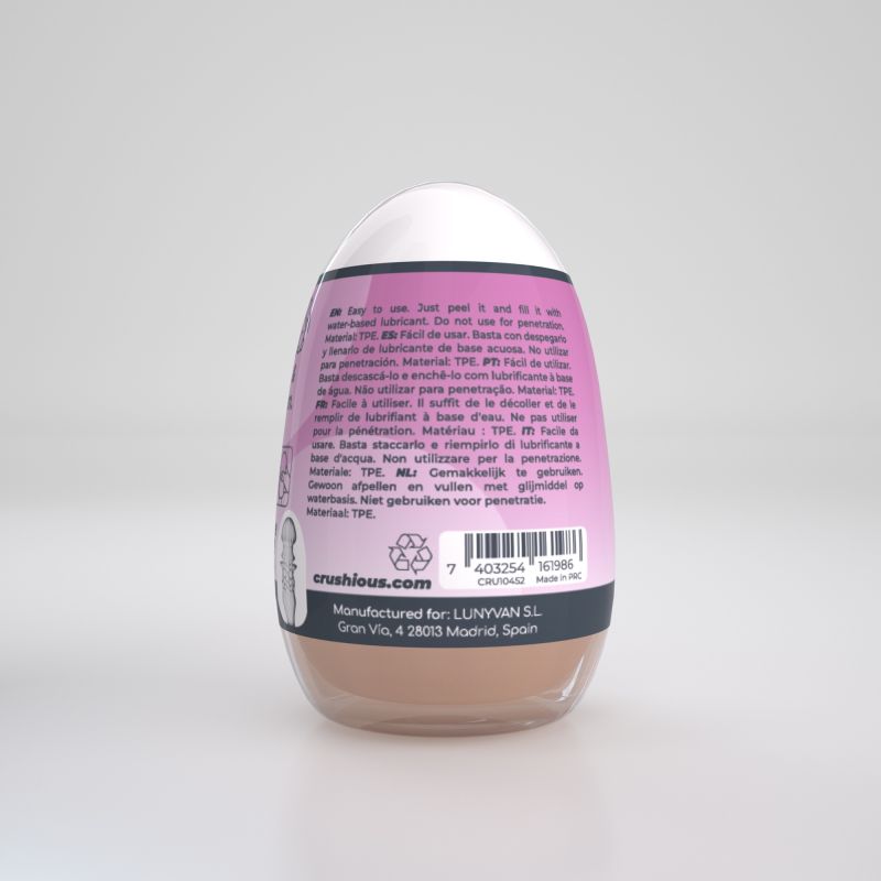 Мастурбатор-яйцо, вагина CRUSHIOUS EZY EGG THE Skilled, реалистичный вид 4