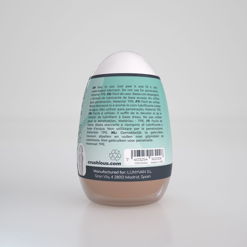 Мастурбатор-яйцо, вагина CRUSHIOUS EZY EGG THE Novice, реалистичный вид 4