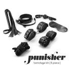 Комплект для БДСМ CRUSHIOUS Punisher чорний, 8 предметів вид 3