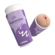 Портативний анальний мастурбатор CRUSHIOUS FAPPUCINO у вигляді стаканчика кави, з кришкою