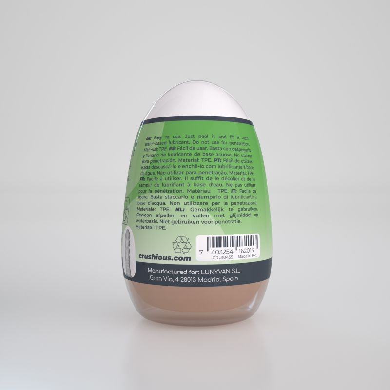 Мастурбатор-яйцо, вагина CRUSHIOUS EZY EGG THE Expert, реалистичный вид 4