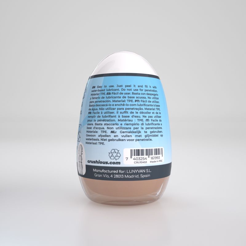 Мастурбатор-яйцо, вагина CRUSHIOUS EZY EGG THE Lover, реалистичный вид 4