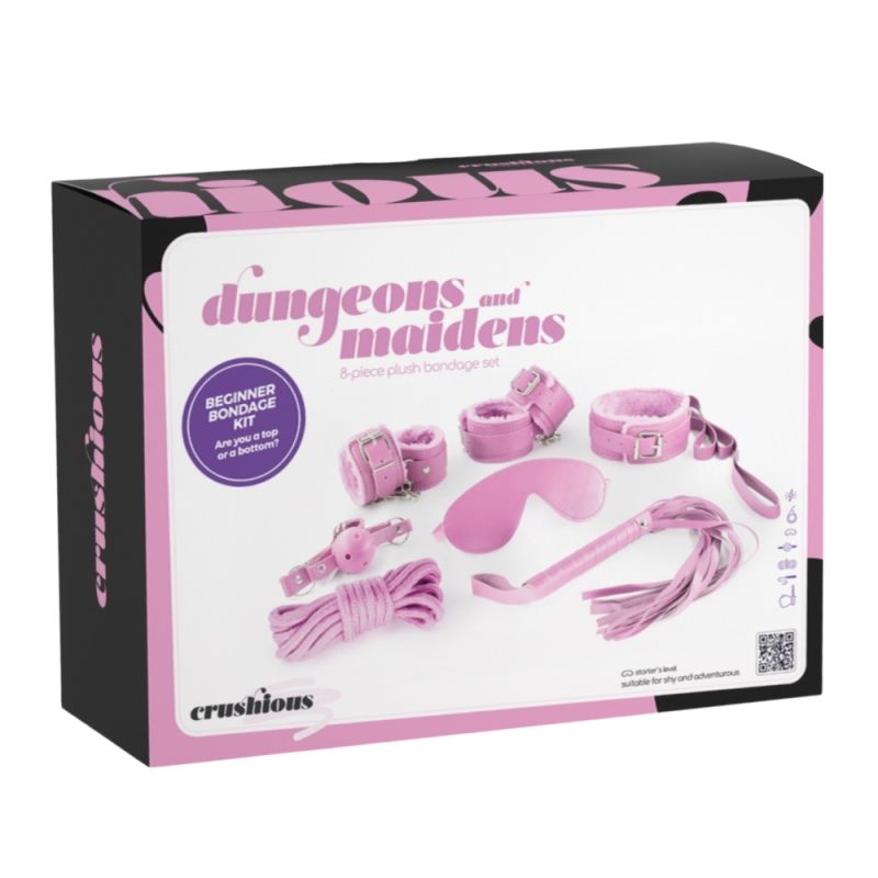 Комплект для БДСМ CRUSHIOUS Dungeons & Maidens рожевий, 8 предметів вид 2