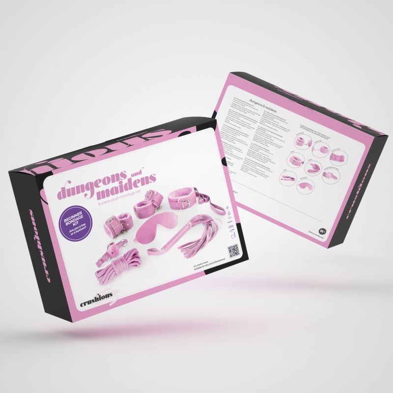 Комплект для БДСМ CRUSHIOUS Dungeons & Maidens рожевий, 8 предметів вид 13