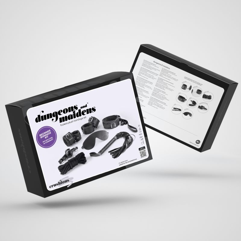 Комплект для БДСМ CRUSHIOUS Dungeons & Maidens чорний, 8 предметів вид 13